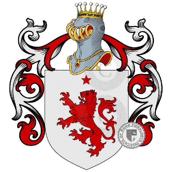 Coat of arms of family Cava, La Cava