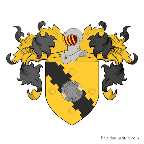 Escudo de la familia Della Rocca