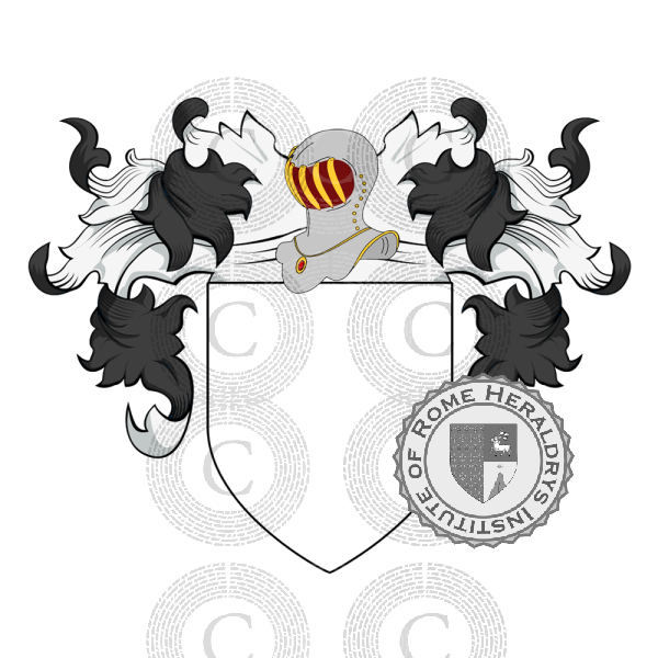 Wappen der Familie Bianchi di Robbiano