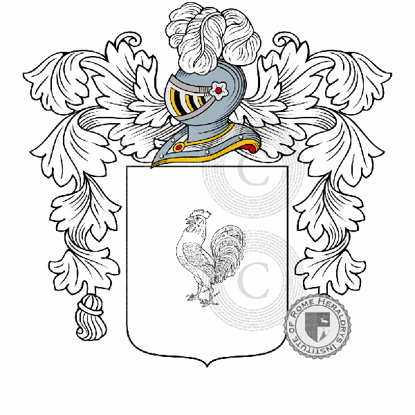 Escudo de la familia Pandolfi