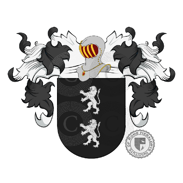 Coat of arms of family Santamarìa
