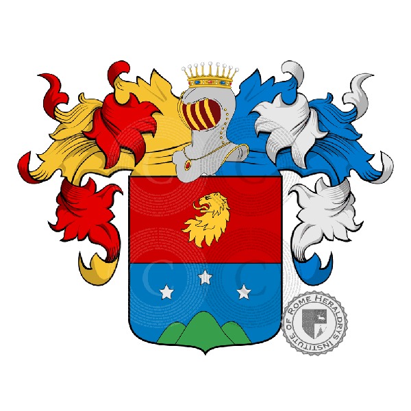 Coat of arms of family Monsegnani