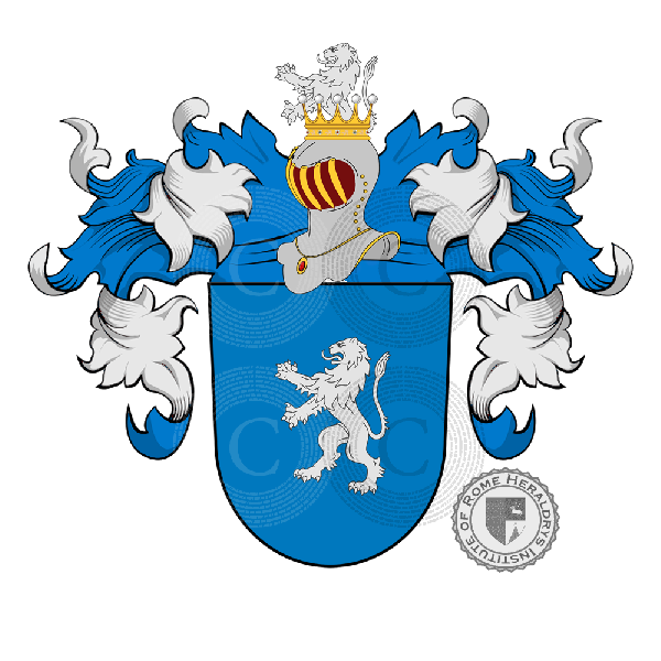 Coat of arms of family Strack von Weissenbach