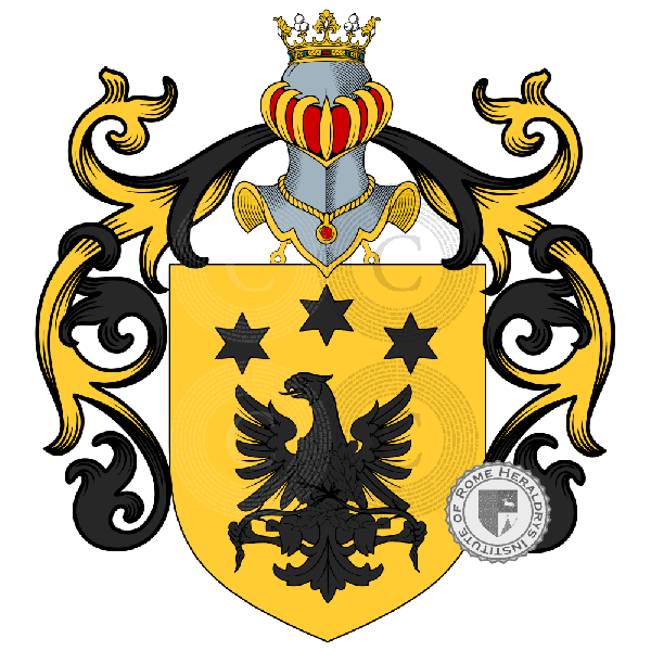 Coat of arms of family Pennisi