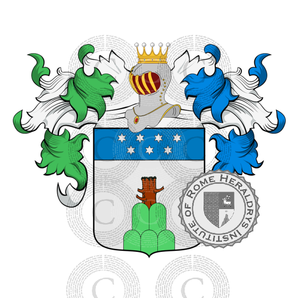 Wappen der Familie Cavazzoni Perdezini