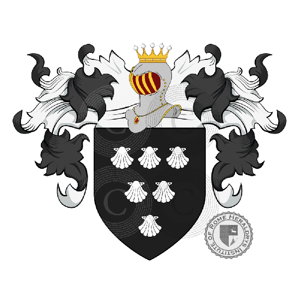 Wappen der Familie Rubin de La Grimaudière