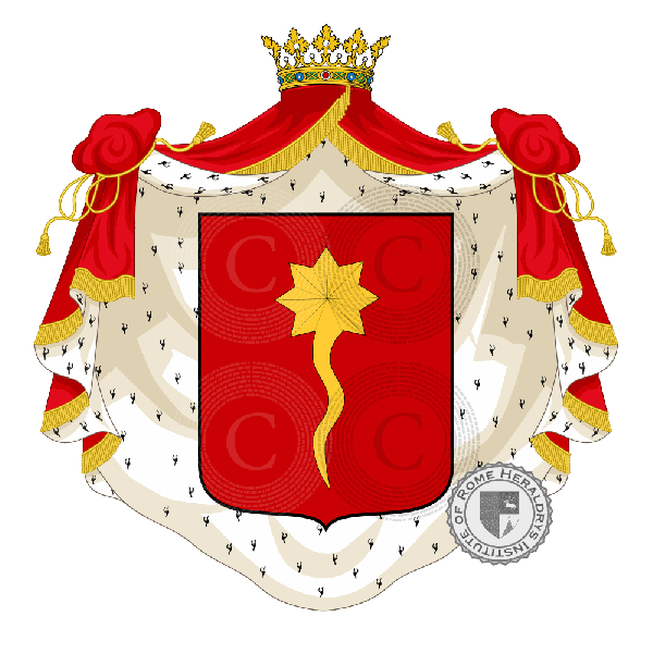 Coat of arms of family Rosso
