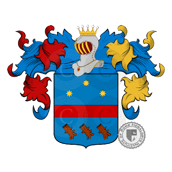 Coat of arms of family Verzani