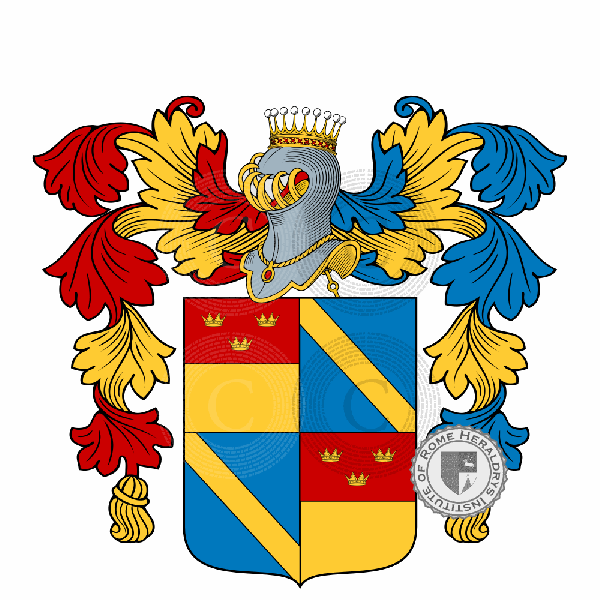 Coat of arms of family Saracco