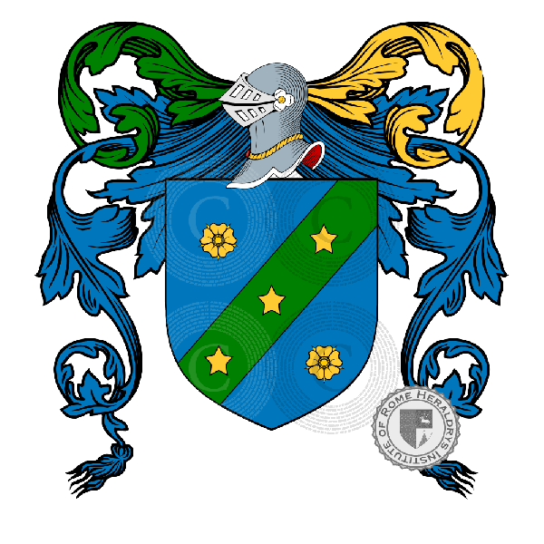 Coat of arms of family Penazza