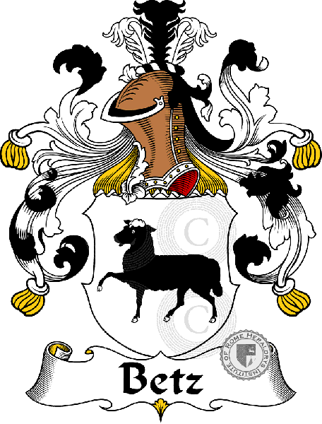 Coat of arms of family Betz