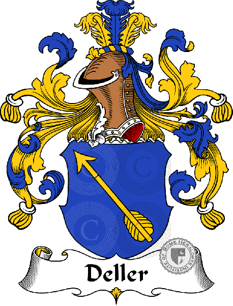 Coat of arms of family Deller