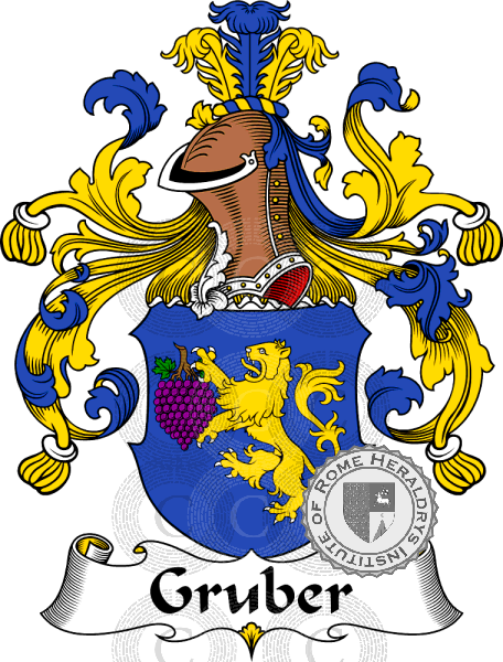 Coat of arms of family Gruber