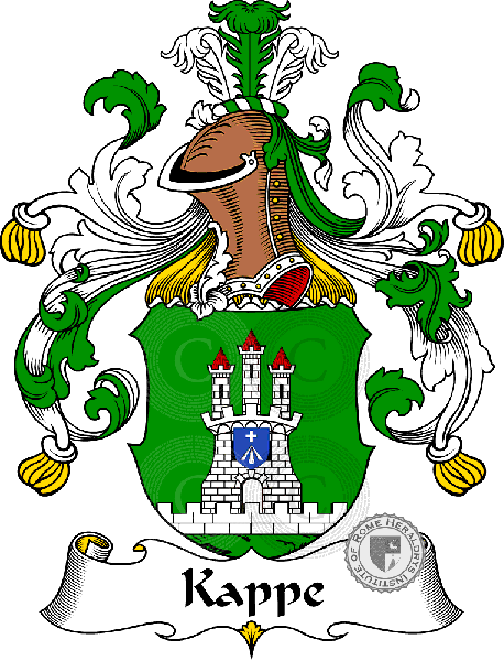 Coat of arms of family Kappe