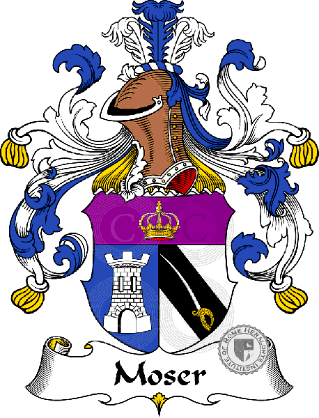 Coat of arms of family Moser