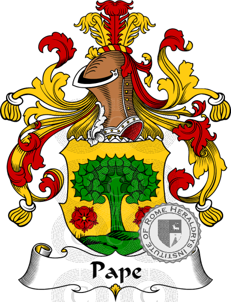 Escudo de la familia Pape