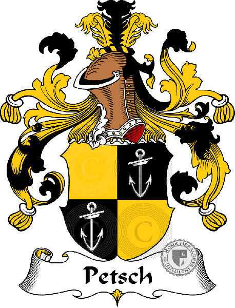 Coat of arms of family Petsch