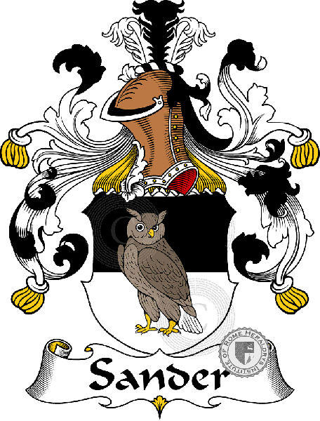 Coat of arms of family Sander