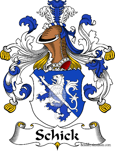 Coat of arms of family Schick