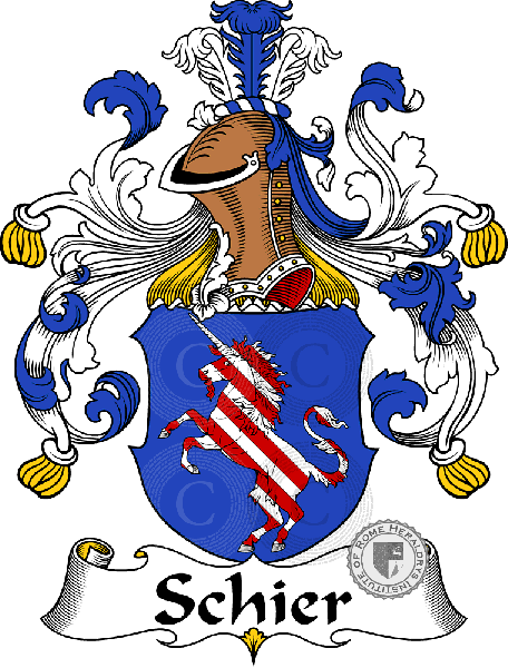Coat of arms of family Schier