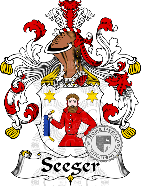Coat of arms of family Seeger