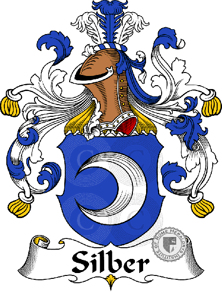Coat of arms of family Silber