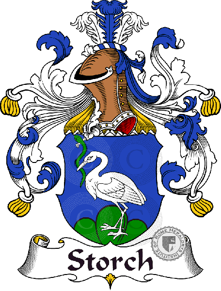Coat of arms of family Storch