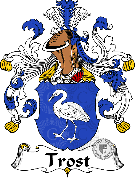 Coat of arms of family Trost