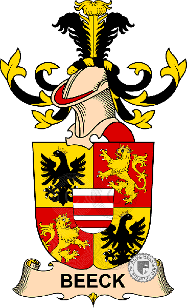 Coat of arms of family Beeck