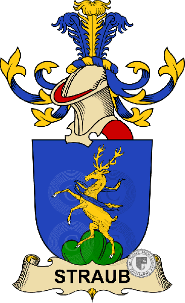 Coat of arms of family Straub