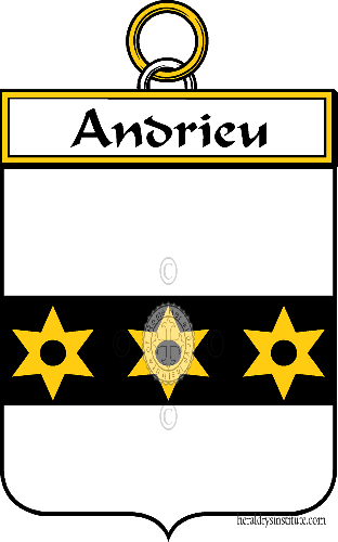 Coat of arms of family Andrieu