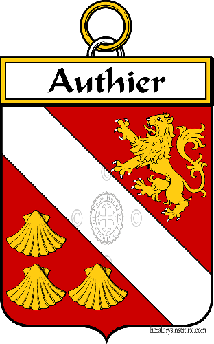 Brasão da família Authier