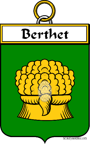 Wappen der Familie Berthet