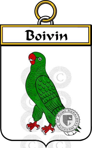 Brasão da família Boivin
