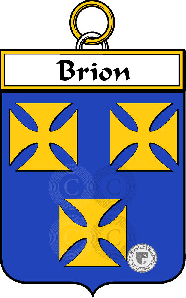 Escudo de la familia Brion