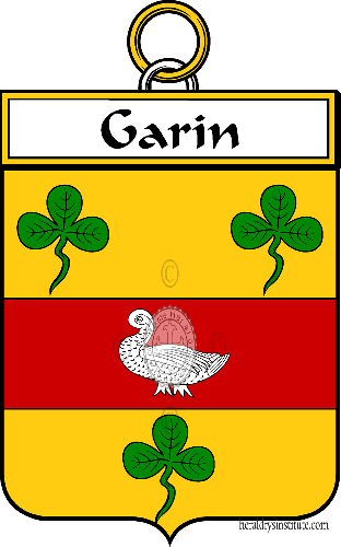 Coat of arms of family Garin