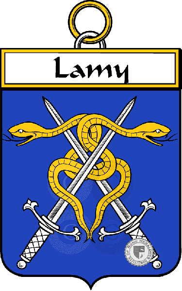 Coat of arms of family Lamy