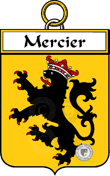 Coat of arms of family Mercier