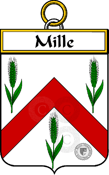 Wappen der Familie Mille