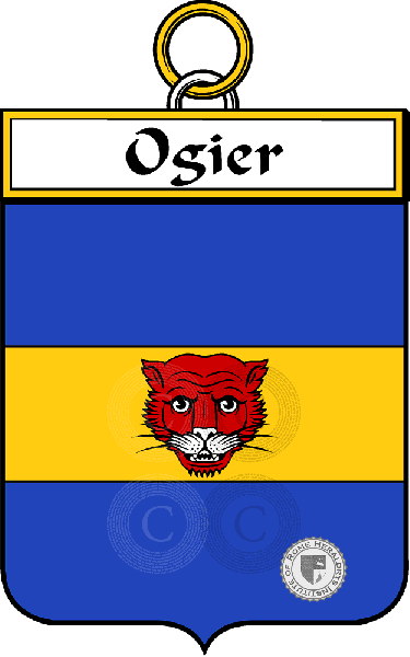Coat of arms of family Ogier