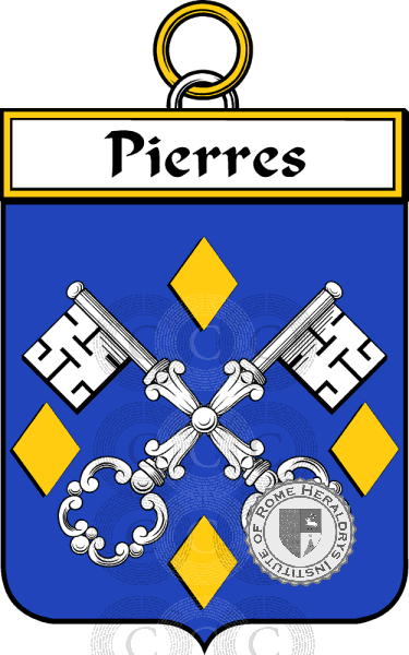 Escudo de la familia Pierres