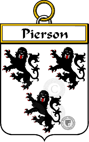 Coat of arms of family Pierson