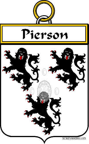 Escudo de la familia Pierson