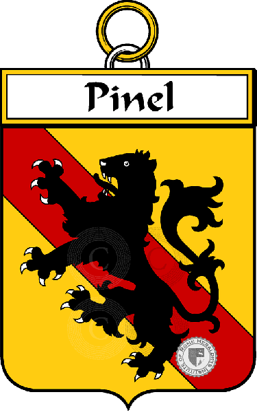 Coat of arms of family Pinel