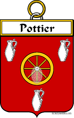 Coat of arms of family Pottier