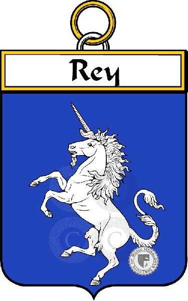 Coat of arms of family Rey