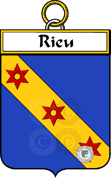 Coat of arms of family Rieu
