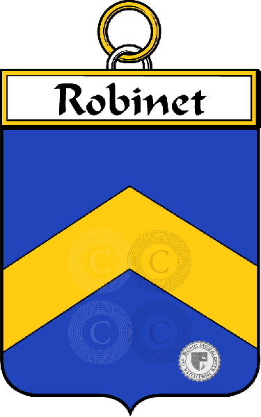 Brasão da família Robinet