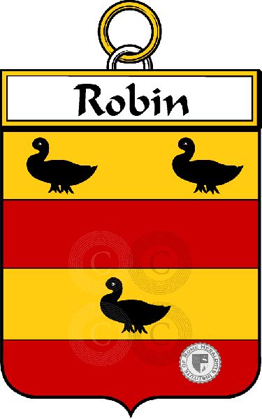 Escudo de la familia Robin