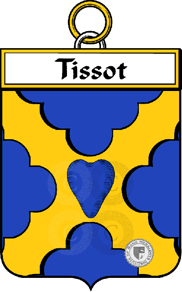 Coat of arms of family Tissot